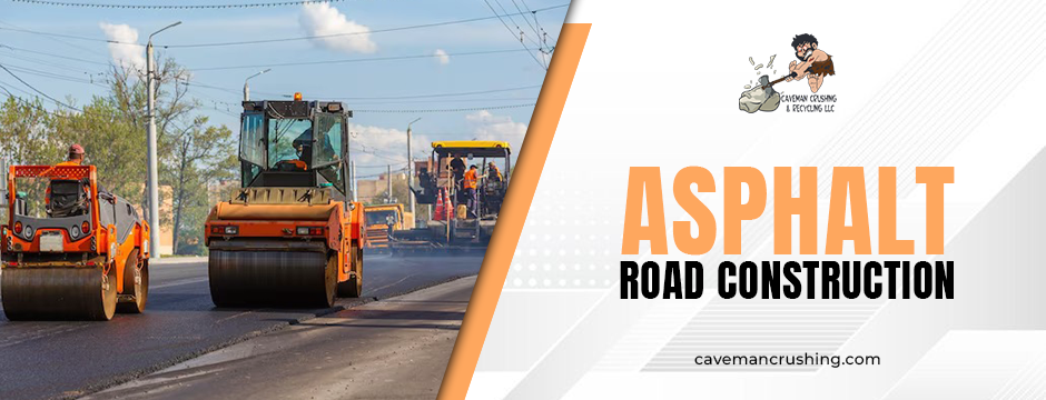 asphalt road construction